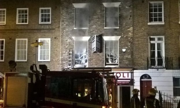 Ten London fire crews sent to Cafe Ravioli restaurant blaze