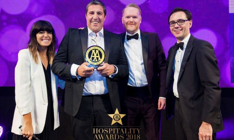 Bibendum’s Claude Bosi recognised at AA Hospitality Awards