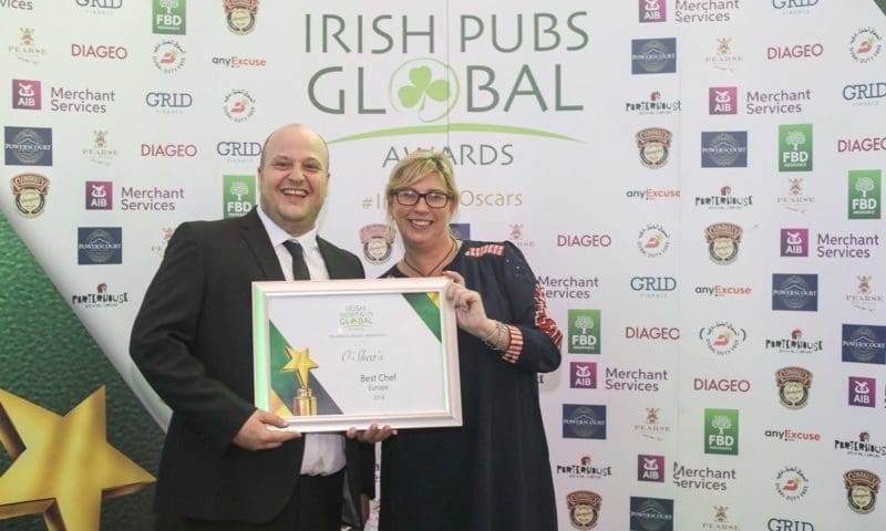Manchester Irish pub wins award for ‘Best Chef in Europe’