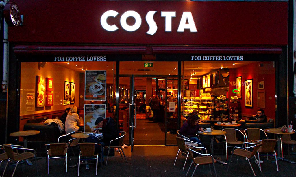 Costa Coffee to increase staff pay by 5%