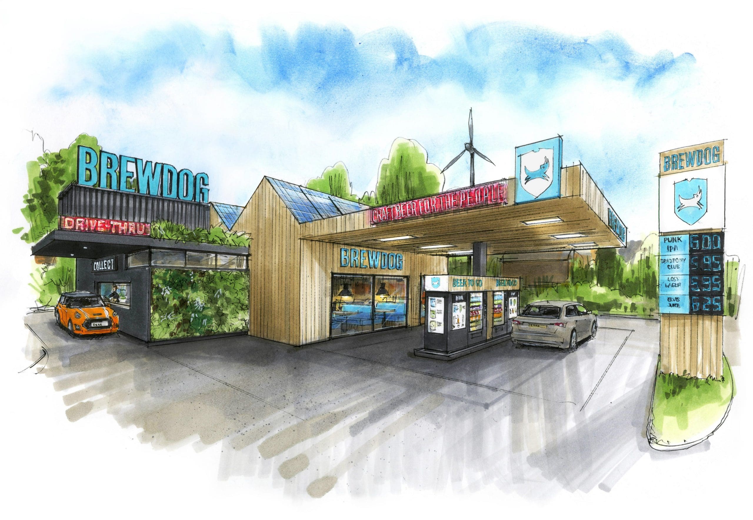 New Brewdog drive-through set to open in the UK