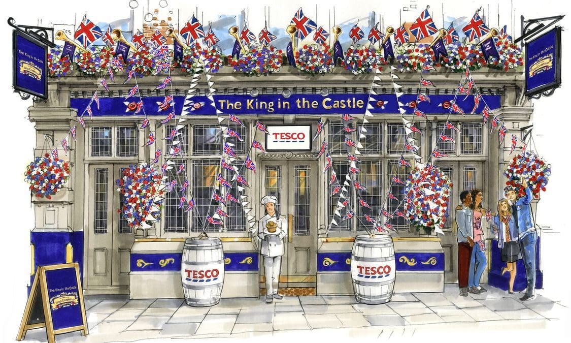 Tesco to open Coronation-themed pub in May