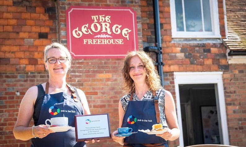 The George pub opens new community café