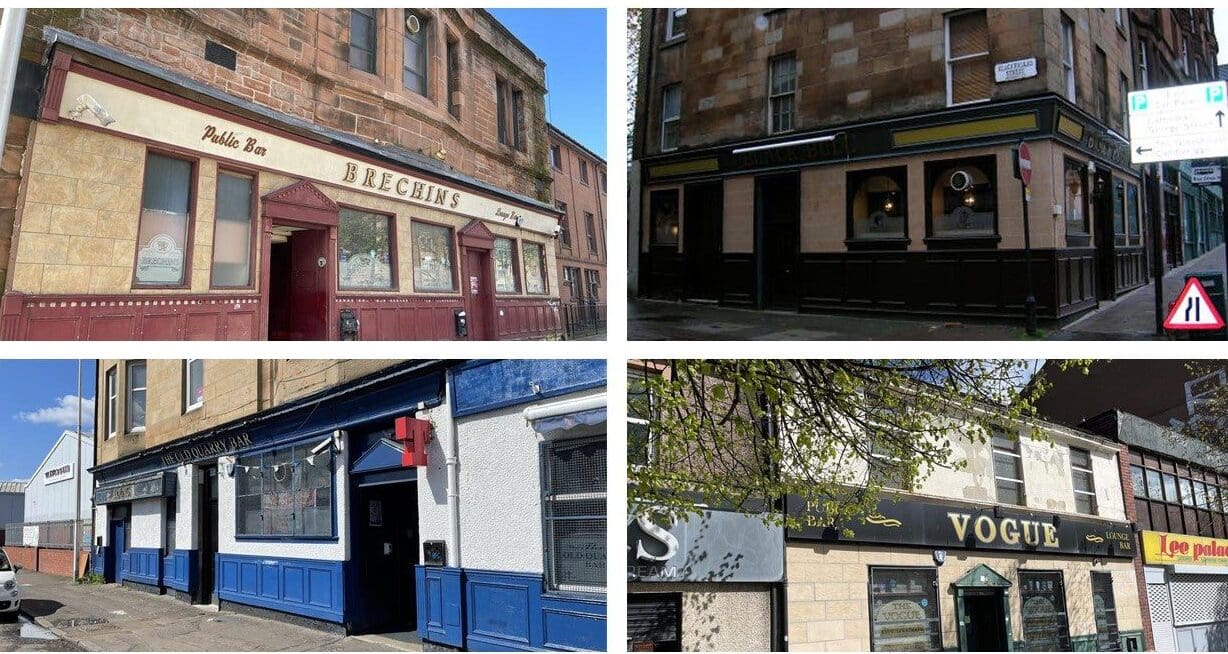 Four Glasgow pubs up for sale