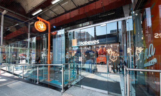 Popeyes joins Network Rail portfolio with Waterloo opening