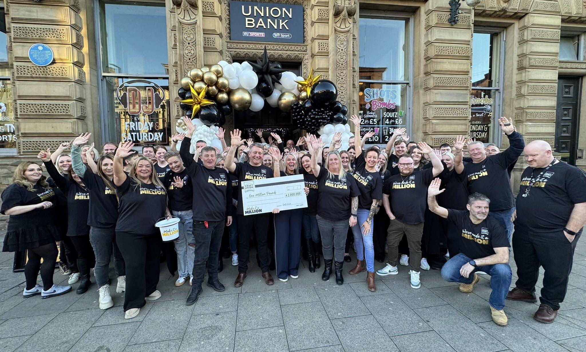 Craft Union Pub Company raises £1m for UK causes