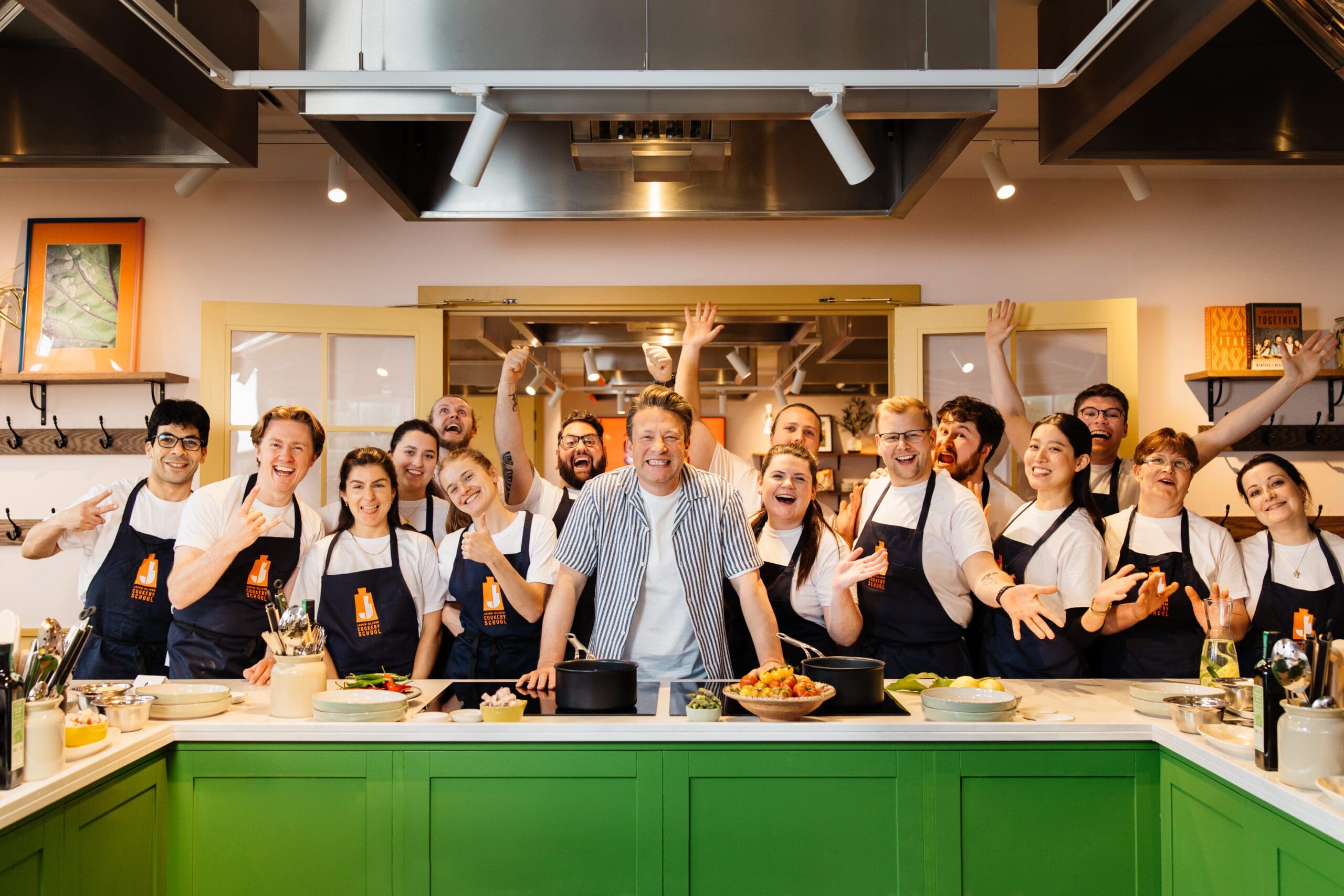 Jamie Oliver Cafe and Cookery School opens at Oxford Street site